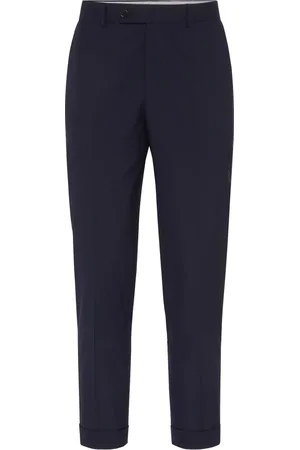 Brunello Cucinelli Tapered-leg wool trousers
