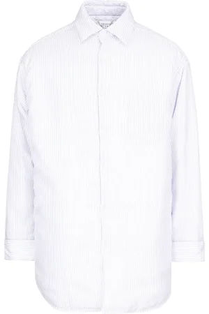 Maison Margiela Stripe-print poplin shirt