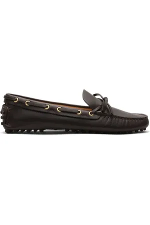 CAR SHOE Antique calf driving shoes