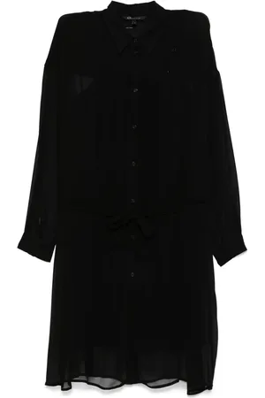 Armani Exchange Semi-sheer mini dress
