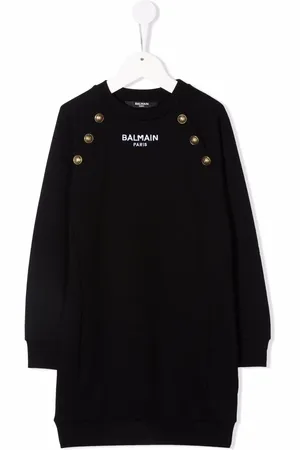 Balmain Long-sleeve knitted dress