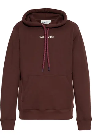 Lanvin Logo-embroidered hoodie