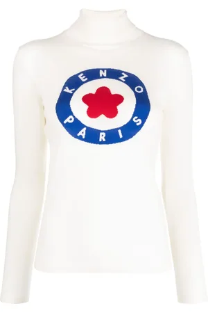 Kenzo Intarsia-knit logo jumper