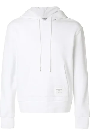 Thom Browne Center-Back Stripe Jersey Hoodie