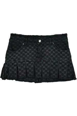 MISBHV Monogram pleated skirt