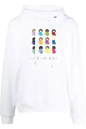 MOSTLY HEARD RARELY SEEN Graphic-print cotton hoodie