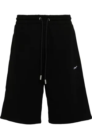 OFF-WHITE Embroidered-motif track shorts