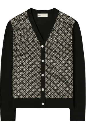 Tory Burch Silk-front cardigan