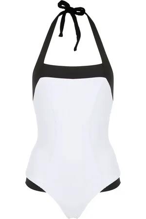 AMIR SLAMA Two-tone swimsuit
