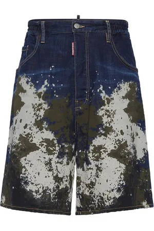 Dsquared2 Stretch-cotton denim shorts