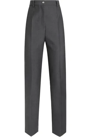 Dolce & Gabbana Pressed crease straight-leg trousers