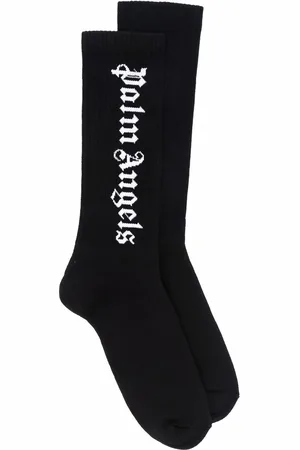 Palm Angels Intarsia-logo socks