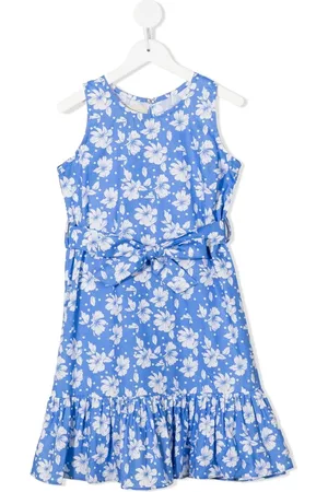 Little Bambah Floral-print poplin midi dress