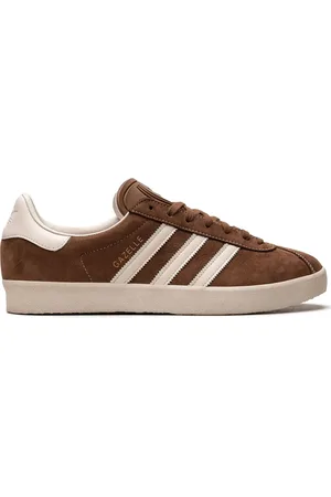 adidas Gazelle 3-Stripes leather sneakers