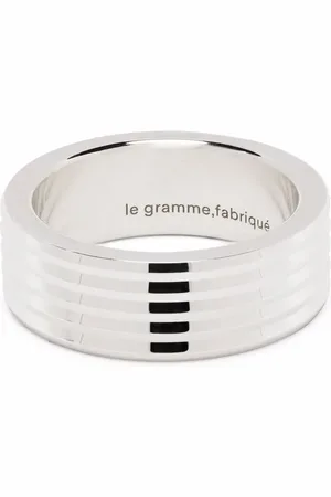 Le Gramme Guilloch?? horizontal ribbon ring
