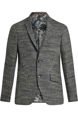 Etro Single-breasted wool blazer