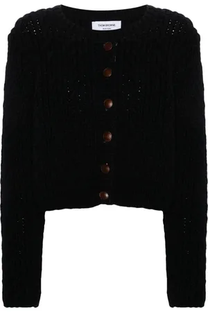 Thom Browne Chunky-knit wool cardigan