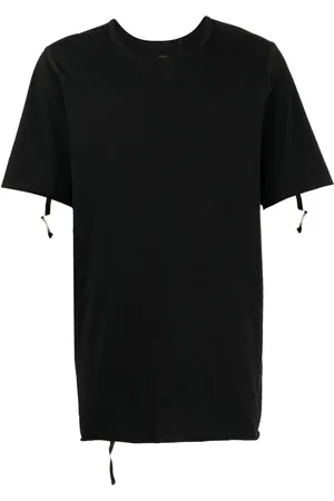 ISAAC SELLAM EXPERIENCE Seam-detailing cotton T-shirt
