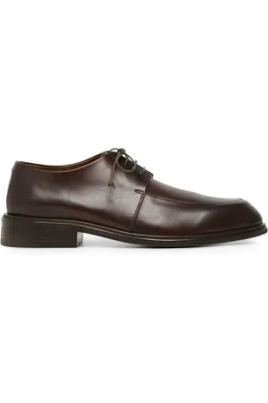 MARSÈLL Almond-toe leather derby shoes