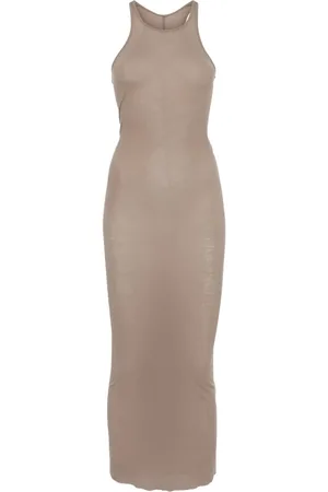 Rick Owens Fine-ribbed midi dress