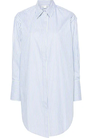 Victoria Beckham Striped organic cotton shirt