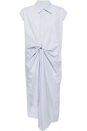 JNBY Draped-design cotton dress