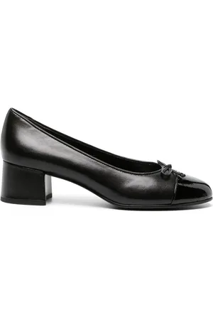 Tory Burch 45mm cap-toe leather pumps
