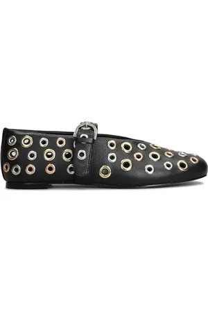 CARRANO Leather ballerina shoes