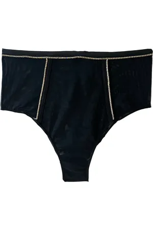 FLEUR DU MAL Brilliant high-waist cheeky briefs