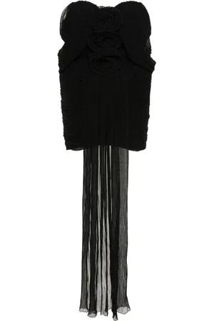 MAGDA BUTRYM Off-shoulder pliss?? mini dress