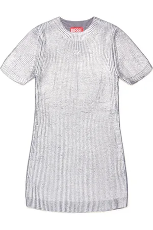 Diesel Metallic knitted dress