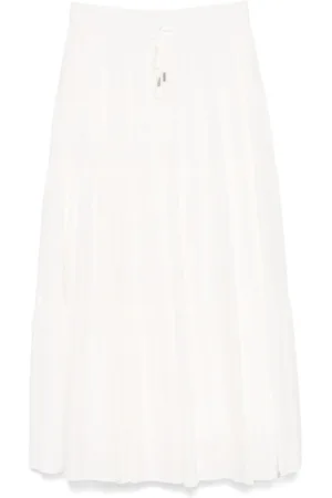 Simkhai Tiered midi skirt