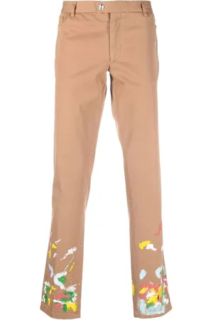 Philipp Plein Paint-splatter effect chinos