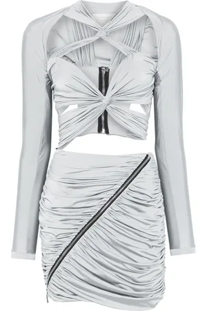 MITILIANE COUTURE Draped cut-out mini dress