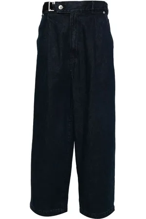 FIVE CM Logo-patch straight-leg jeans