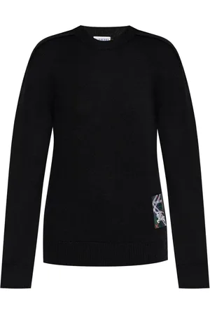 Burberry Logo-appliqu?? wool sweater