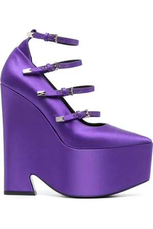 VERSACE Tempest strappy platform pumps