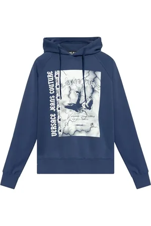 VERSACE Swan logo hoodie