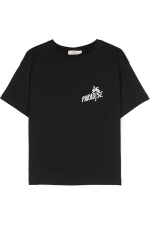 Le pandorine Logo-print cotton T-shirt
