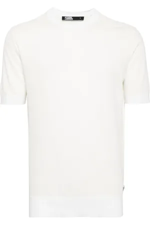 Karl Lagerfeld Logo-appliqu?? knitted top