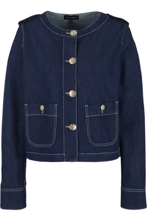 Emporio Armani Round-neck denim jacket