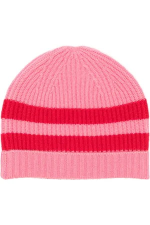 Cashmere In Love Bibi striped beanie hat