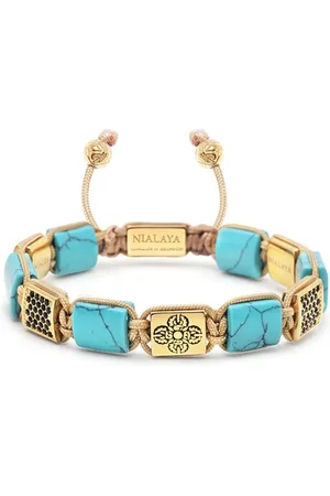Nialaya Drawstring flatbead bracelet