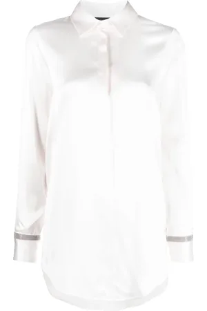 Fabiana Filippi Long-sleeve satin shirt