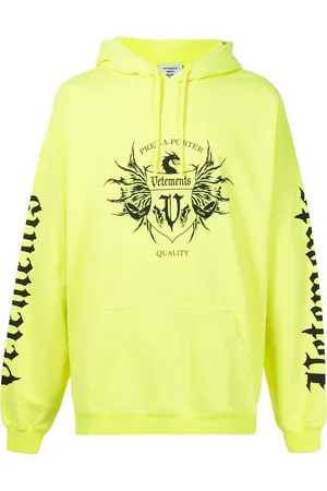 Vetements Logo-print pullover hoodie
