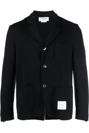 Thom Browne 4-Bar seersucker blazer