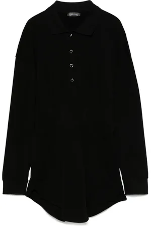 MUGLER Corseted polo mini dress