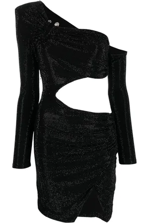 Philipp Plein Rhinestone cut-out dress