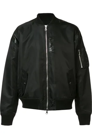 MOSTLY HEARD RARELY SEEN Leather detailing bomber jacket