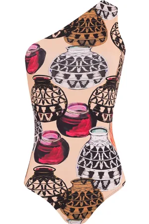 Brigitte Graphic-print swimsuit